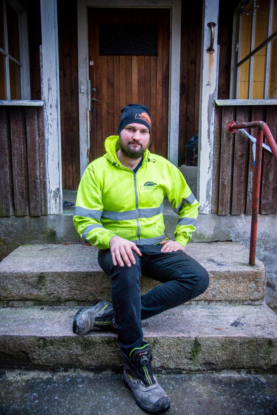 Erik Fischer driver Hästveda skogstjänst