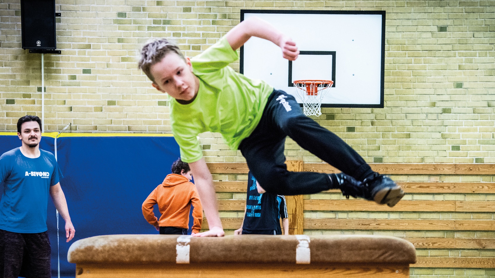 Début de l’entraînement au parkour à Hässleholm |  Expresso