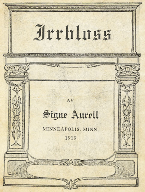 irrbloss by signe aurell 1919