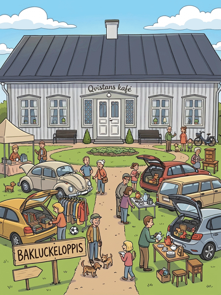 Bakluckeloppis vid Hallarydsgården
